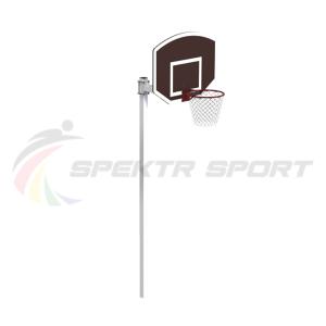 Купить Стойка стритбольная со щитом стационарная SP D 411 в Юрюзани 